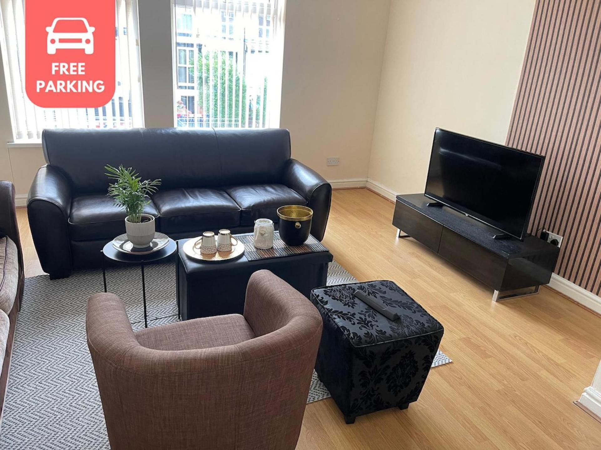 Stylish 1-Bed Apt - Sleeps 4 - Parking - Wifi Manchester Kültér fotó